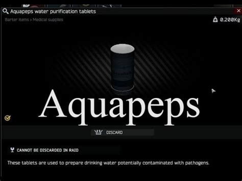 A strange thing classified as a firesteel is an ancient device for making fire. . Tarkov aquapeps